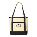Port Authority® Medium Cotton Canvas Tote