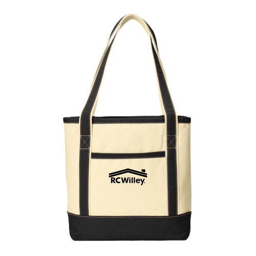Port Authority® Medium Cotton Canvas Tote