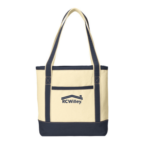 Port Authority® Medium Cotton Canvas Tote