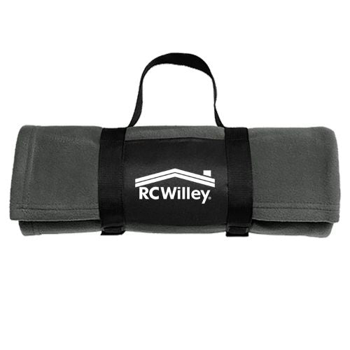 Port Authority® Fleece Blanket with Carrying Strap