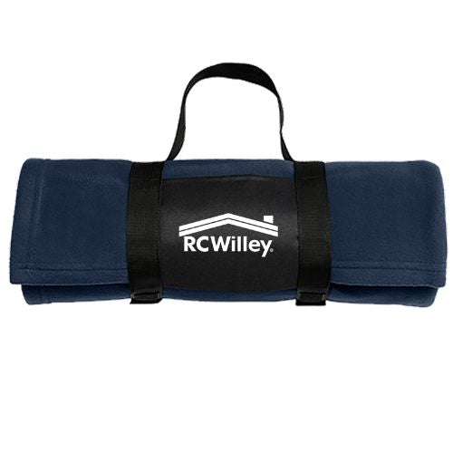 Port Authority® Fleece Blanket with Carrying Strap