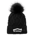 New Era® Faux Fur Pom Beanie