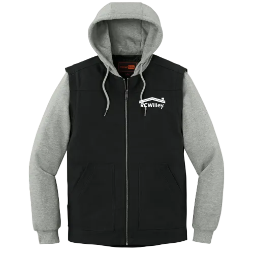 CornerStone® Duck Fleece Full-Zip Hooded Jacket