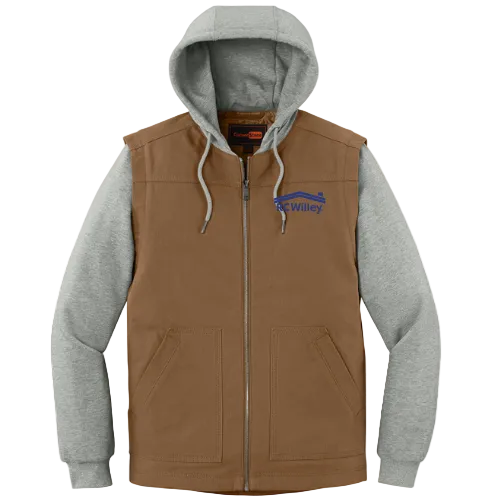CornerStone® Duck Fleece Full-Zip Hooded Jacket