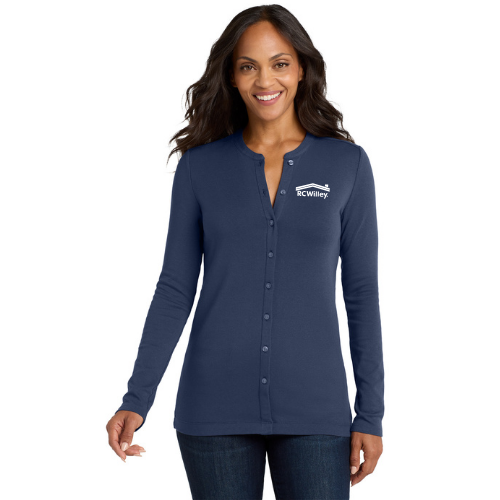Port Authority® Women's Concept Stretch Button-Front Cardigan