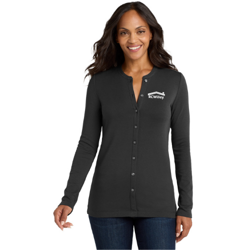Port Authority® Women's Concept Stretch Button-Front Cardigan