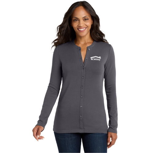 Port Authority® Women's Concept Stretch Button-Front Cardigan