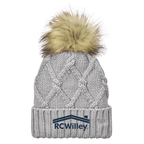 New Era® Faux Fur Pom Beanie