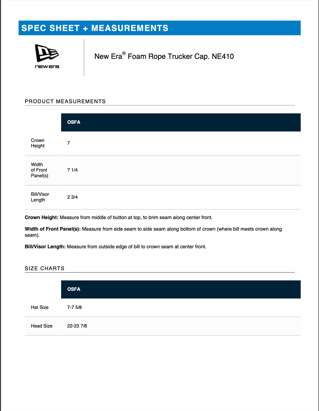 New Era® Foam Rope Trucker Cap