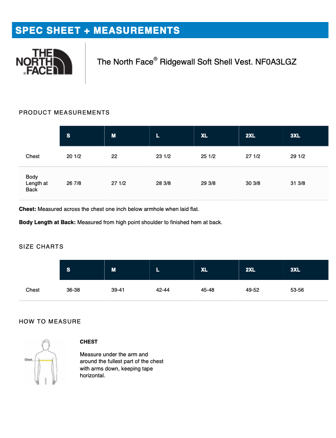 TNF Ridgewall Soft Shell Vest