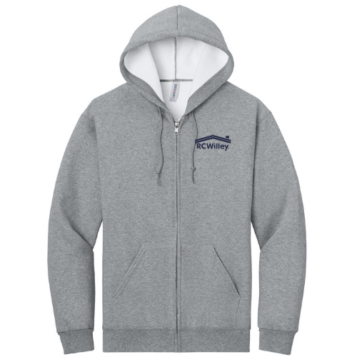 Jerzees Rugged™ Unisex Full-Zip Hooded Sweatshirt